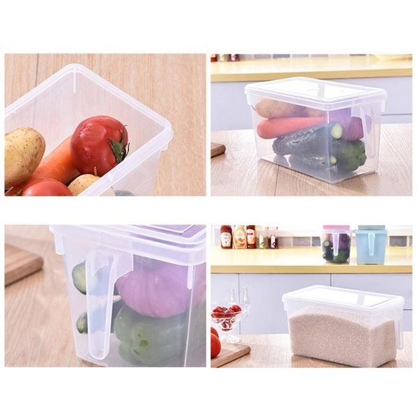 storage organizer stackable refrigerator handle kitchen container with lids d08d bottles & jars
storage organizer stackable refrigerator handle kitchen container with lids d08d bottles & jars