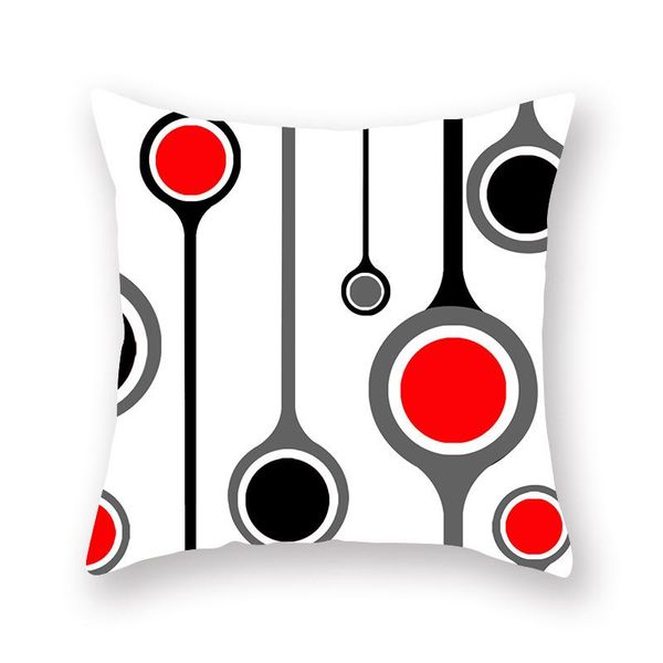 pillow case simple geometric print pillowcase cushion cover decorative sofa car waist throw black red contrast color
pillow case simple geometric print pillowcase cushion cover decorative sofa car waist throw black red contrast color
