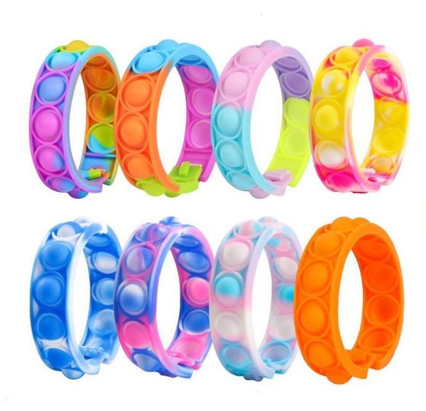 fidget toys bracelet 8 style finger kids press bubble psensitive color change puzzle sensorytoy rainbow kids decompression wristband
fidget toys bracelet 8 style finger kids press bubble psensitive color change puzzle sensorytoy rainbow kids decompression wristband