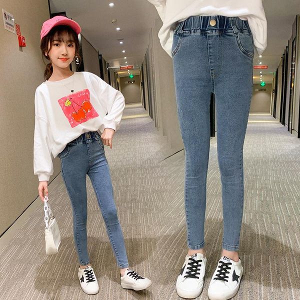 trousers teenage children girls jeans 2021 fashion elastic high waist denim pants kids skinny for girl 4 6 8 10years, Blue
trousers teenage children girls jeans 2021 fashion elastic high waist denim pants kids skinny for girl 4 6 8 10years, Blue