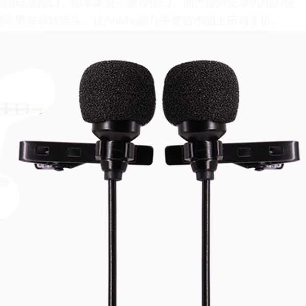 interview accessories dual head video phone microphone omnidirectional recording mic outdoor vocal lapel camera lavalier microphones
interview accessories dual head video phone microphone omnidirectional recording mic outdoor vocal lapel camera lavalier microphones