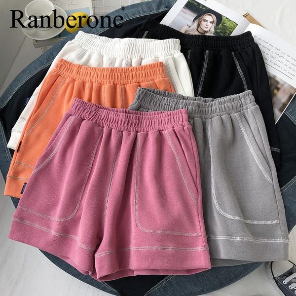 ranberone women shorts high waist workout fitness gym running sport woman casual lady loose short pant clothing, White;black
ranberone women shorts high waist workout fitness gym running sport woman casual lady loose short pant clothing, White;black