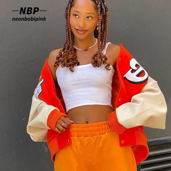 women's jackets neonbabipink varsity jacket harajuku streetwear cute winter clothes women oversized coats outwear baseball n15-fz48, Black;brown
women's jackets neonbabipink varsity jacket harajuku streetwear cute winter clothes women oversized coats outwear baseball n15-fz48, Black;brown