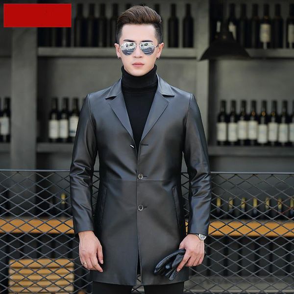 men's leather & faux mens genuine autumn winter jacket windbreaker coat men sheepskin jackets t-01-1703 my769, Black
men's leather & faux mens genuine autumn winter jacket windbreaker coat men sheepskin jackets t-01-1703 my769, Black