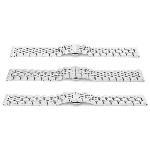watch bands bracelet accessory stainless steel band silver solid adjustable butterfly clasp replacement watchband, Black;brown
watch bands bracelet accessory stainless steel band silver solid adjustable butterfly clasp replacement watchband, Black;brown