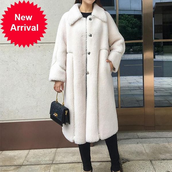 women's fur & faux women sy11 winter wool coat front button warm jacket pocket sheep shearing girl long coats lady short overcoat, Black
women's fur & faux women sy11 winter wool coat front button warm jacket pocket sheep shearing girl long coats lady short overcoat, Black
