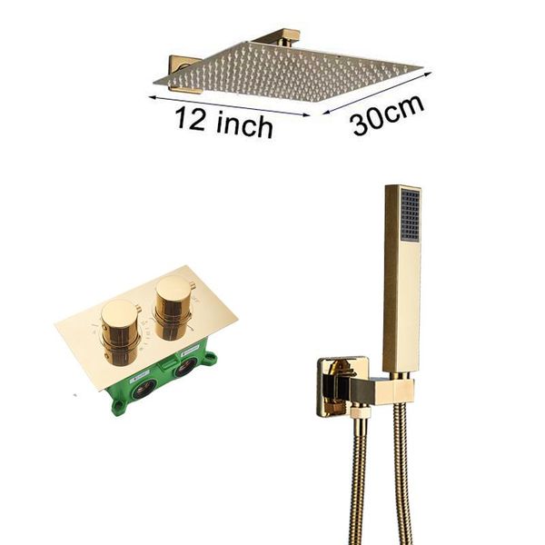 golden wall mounted bathroom shower faucet 8" 10" 12" kit 2-ways rainfall head cold mixer tap sets
golden wall mounted bathroom shower faucet 8" 10" 12" kit 2-ways rainfall head cold mixer tap sets
