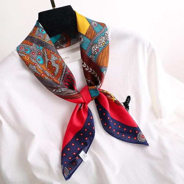 scarves 2021 spring autumn silk kerchief retro fashion elegant scarf female hair clip ribbon headdress women, Blue;gray
scarves 2021 spring autumn silk kerchief retro fashion elegant scarf female hair clip ribbon headdress women, Blue;gray