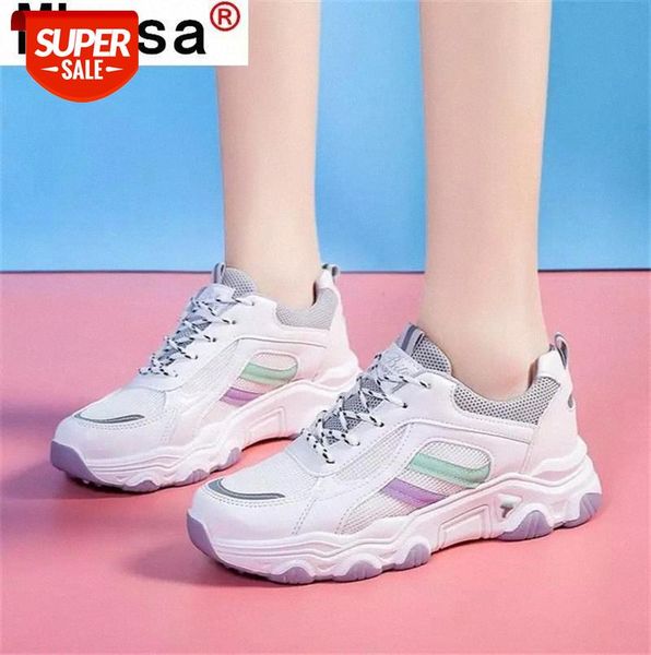 2021 spring women's vulcanized shoes comfortable breathable mesh casual women lace-up color-blocking non-slip sneakers #m49e
2021 spring women's vulcanized shoes comfortable breathable mesh casual women lace-up color-blocking non-slip sneakers #m49e