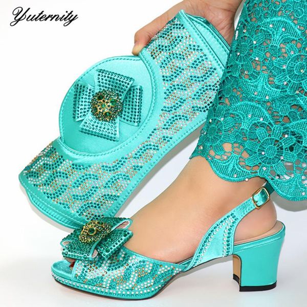 dress shoes summer nigeria elegant and bag set for wedding square middle heels matching, Black
dress shoes summer nigeria elegant and bag set for wedding square middle heels matching, Black
