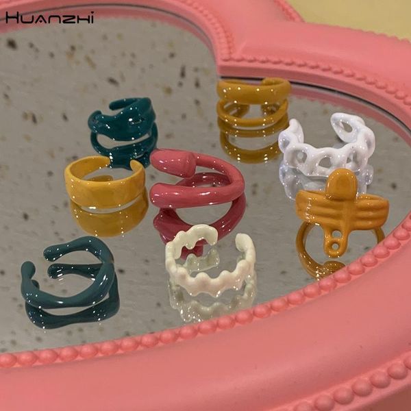 cluster rings huanzhi 2021 trendy colorful dripping oil hand-painted geometric irregular open for women girls party jewelry gift, Golden;silver
cluster rings huanzhi 2021 trendy colorful dripping oil hand-painted geometric irregular open for women girls party jewelry gift, Golden;silver
