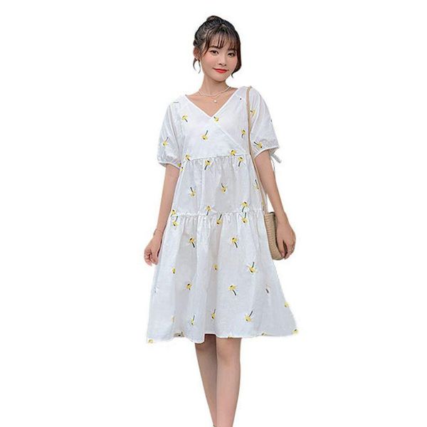 maternity dresses summer dress for pregnant women clothes woman v neck pregnancy casual women's, White
maternity dresses summer dress for pregnant women clothes woman v neck pregnancy casual women's, White
