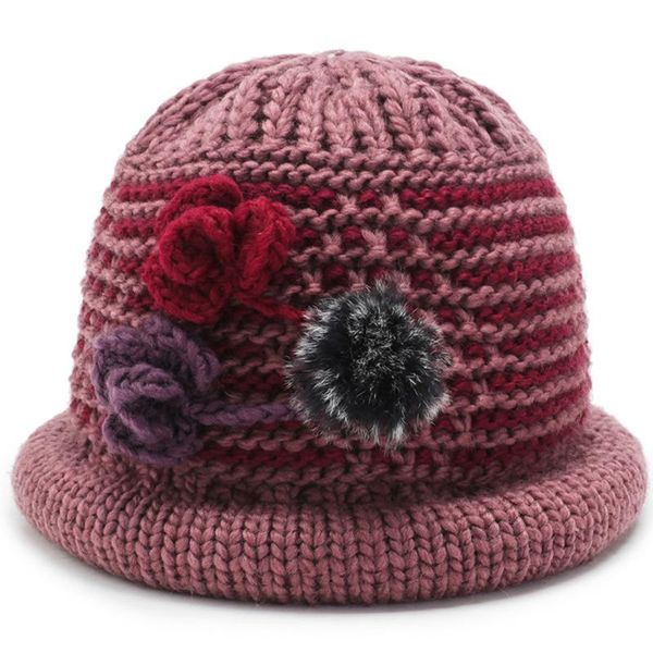 berets 2021 autumn winter middle-aged elderly hat knitted grandma wool caps thickened warm mother gift fashion all-match, Blue;gray
berets 2021 autumn winter middle-aged elderly hat knitted grandma wool caps thickened warm mother gift fashion all-match, Blue;gray