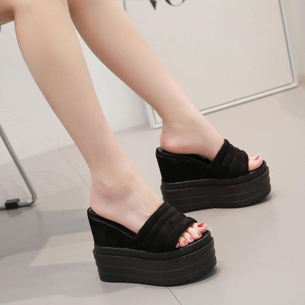 shoes woman 2021 slippers casual pantofle low loafers platform increased internal luxury slides rome pu fabric rubber hoof, Black
shoes woman 2021 slippers casual pantofle low loafers platform increased internal luxury slides rome pu fabric rubber hoof, Black
