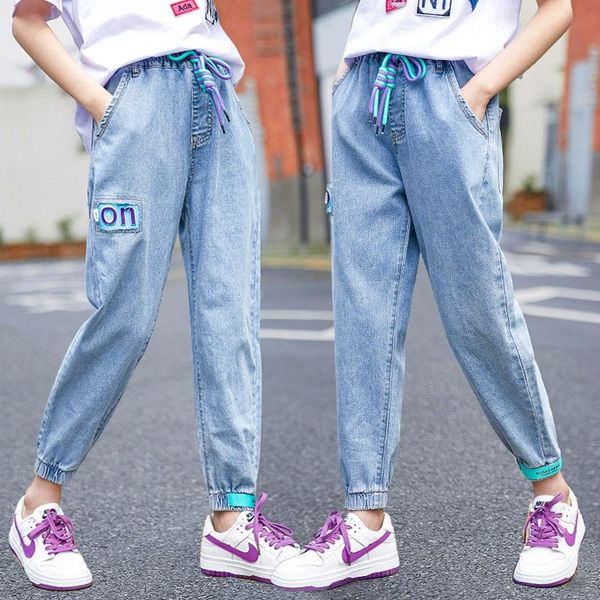 jeans kids girls loose pants denim clothing children fashion teen summer thin casual long trousers clothes 6 8 10 y, Blue
jeans kids girls loose pants denim clothing children fashion teen summer thin casual long trousers clothes 6 8 10 y, Blue