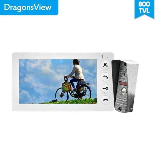 dragonsview 7" video intercom doorbell phone color lcd metal outdoor panel support lock exit button(not included) call door phones
dragonsview 7" video intercom doorbell phone color lcd metal outdoor panel support lock exit button(not included) call door phones