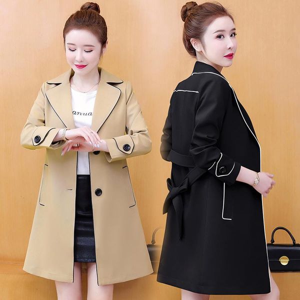 women's trench coats women jacket 2021 fall /autumn casual single-breasted long coat with belt female windbreaker office vintage outerw, Tan;black
women's trench coats women jacket 2021 fall /autumn casual single-breasted long coat with belt female windbreaker office vintage outerw, Tan;black