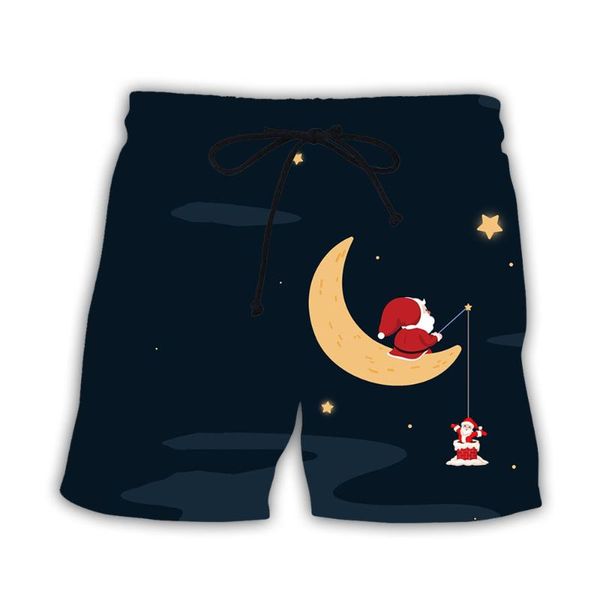 summer pattern christmas 3d printing santa claus man digital shorts men's, White;black
summer pattern christmas 3d printing santa claus man digital shorts men's, White;black