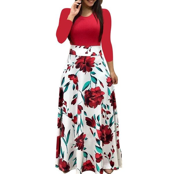 casual dresses maxi dress women spring fall floral print round neck long sleeve party plus size, Black;gray
casual dresses maxi dress women spring fall floral print round neck long sleeve party plus size, Black;gray