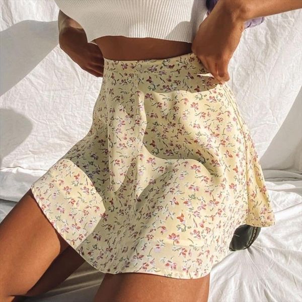 summer floral print chiffon arrival women skirts fashion high waist casual short jupe woman loose mini, Black
summer floral print chiffon arrival women skirts fashion high waist casual short jupe woman loose mini, Black