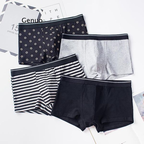 underpants mid-waist breathable underwear men cotton homme male teenagers printed panties u convex pouch student boxer shorts, Black;white
underpants mid-waist breathable underwear men cotton homme male teenagers printed panties u convex pouch student boxer shorts, Black;white