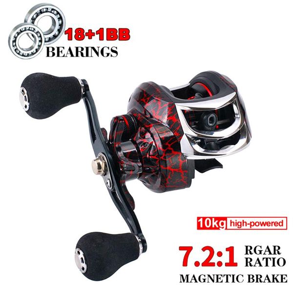 baitcasting reel 10kg max drag 18+1bb 7.2 :1 gear ratio high speed fishing magnetic brake casting reels
baitcasting reel 10kg max drag 18+1bb 7.2 :1 gear ratio high speed fishing magnetic brake casting reels