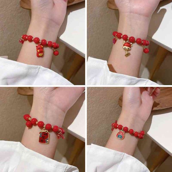 bracelets charm chinese style year of the ox life red female fashion personality crystal valentine's day gift handpiece, Golden;silver
bracelets charm chinese style year of the ox life red female fashion personality crystal valentine's day gift handpiece, Golden;silver