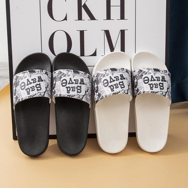 couple summer indoor pvc home plus size 36-45 slides soft slippers women's fashion non-slip bathroom house flip flops, Black
couple summer indoor pvc home plus size 36-45 slides soft slippers women's fashion non-slip bathroom house flip flops, Black