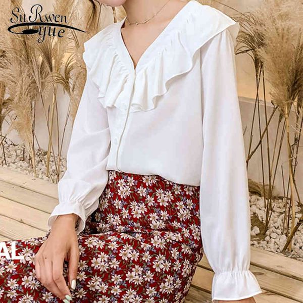 fashion women long sleeve v-neck office lady casual ruffles chiffon blouses clothing blouse women 5324 50 210417, White
fashion women long sleeve v-neck office lady casual ruffles chiffon blouses clothing blouse women 5324 50 210417, White