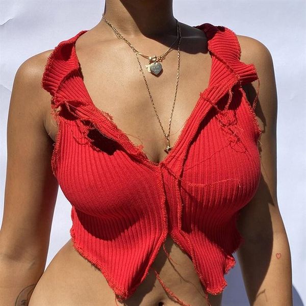 women's tanks & camis knitting ribbed v neck crop womens tees sleeveless street style bodycon tank slim party clubwear, White
women's tanks & camis knitting ribbed v neck crop womens tees sleeveless street style bodycon tank slim party clubwear, White