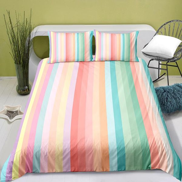 bedding sets home textiles printed stripe quilt cover & pillowcase 2/3pcs us/ae/ue full size set
bedding sets home textiles printed stripe quilt cover & pillowcase 2/3pcs us/ae/ue full size set