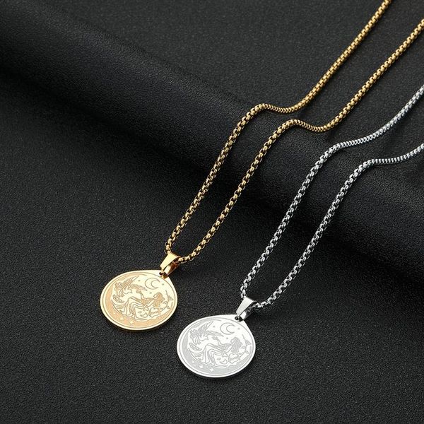 pendant necklaces cxwind greek mythology necklace stainless steel selene is the goddess of moon for women men's jewelry, Silver
pendant necklaces cxwind greek mythology necklace stainless steel selene is the goddess of moon for women men's jewelry, Silver