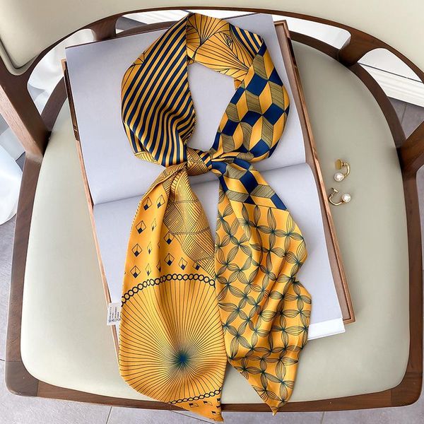 scarves silk scarf ribbon 15*150cm lady bag diamond print women hair hijab fashion female neck skinny foulard bandana scarfs, Blue;gray
scarves silk scarf ribbon 15*150cm lady bag diamond print women hair hijab fashion female neck skinny foulard bandana scarfs, Blue;gray