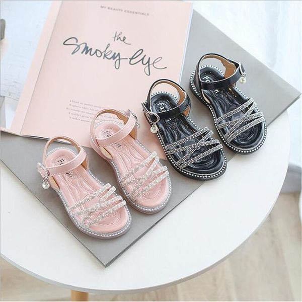 sandals girls' fashion princess shoes summer water drill low heel flat sole beach open toe buckle kids', Black;red
sandals girls' fashion princess shoes summer water drill low heel flat sole beach open toe buckle kids', Black;red