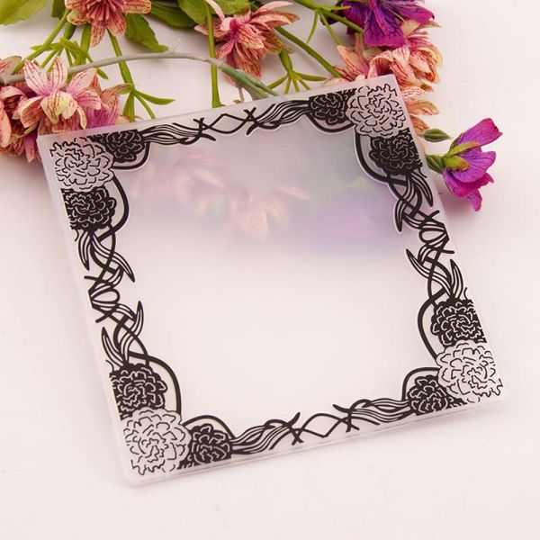 craft tools square frame plastic template card making paper cards po wedding decoration scrapbooking embossing folder
craft tools square frame plastic template card making paper cards po wedding decoration scrapbooking embossing folder