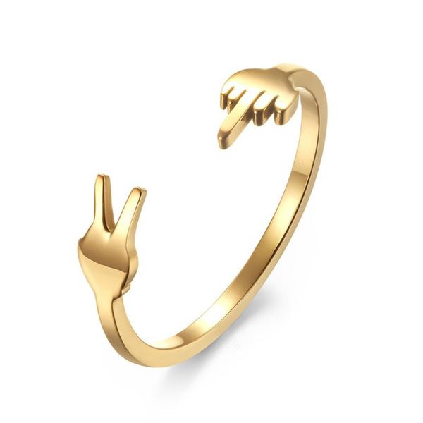 wedding rings daily party hand finger jewelry punk thin opening ring for women men titanium steel gift, Slivery;golden
wedding rings daily party hand finger jewelry punk thin opening ring for women men titanium steel gift, Slivery;golden