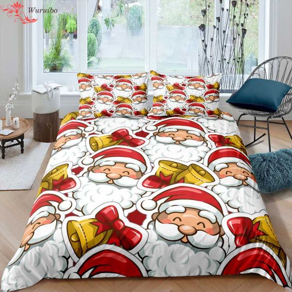 bedding sets christmas set twin king duvet cover 2/3 pcs cartoon santa claus print pillowcase bed child bedroom decor
bedding sets christmas set twin king duvet cover 2/3 pcs cartoon santa claus print pillowcase bed child bedroom decor