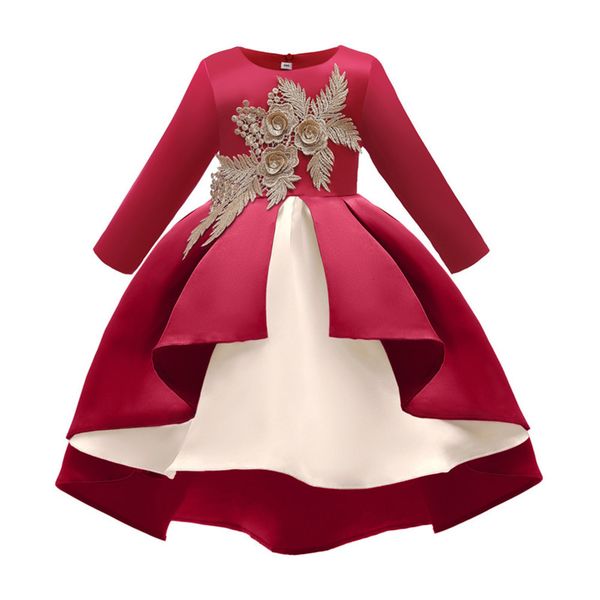 girl's flower girl dress baby princess dresses for kids wedding party vestidos infant tutu kid girls christmas clothes c0228, Red;yellow
girl's flower girl dress baby princess dresses for kids wedding party vestidos infant tutu kid girls christmas clothes c0228, Red;yellow