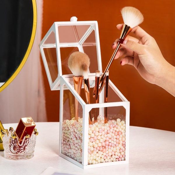 acrylic cosmetic brush make-up storage box makeup holder pen rack nail polish organizer make up tools boxes & bins
acrylic cosmetic brush make-up storage box makeup holder pen rack nail polish organizer make up tools boxes & bins