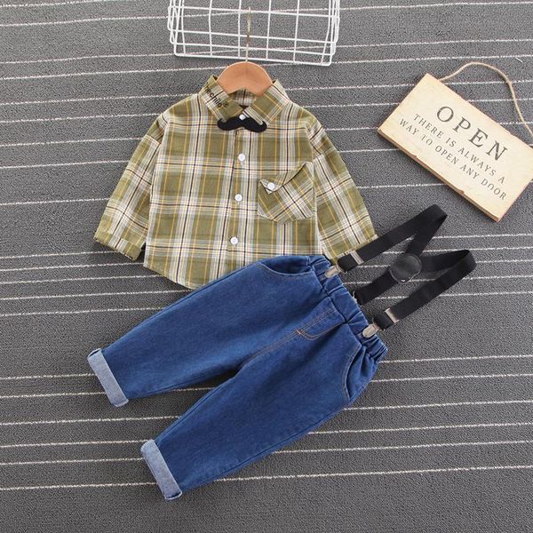 clothing sets ienens children toddler clothes boy plaid shirt + jeans infant baby casual outfits 1 2 3 4 years kids cotton wear, White
clothing sets ienens children toddler clothes boy plaid shirt + jeans infant baby casual outfits 1 2 3 4 years kids cotton wear, White