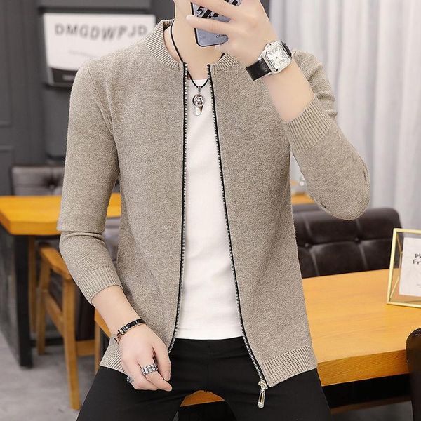 men's sweaters autumn men fashion o-neck warm sweater overcoats solid color cardigan coats male slim zipper knitted jackets o151, White;black
men's sweaters autumn men fashion o-neck warm sweater overcoats solid color cardigan coats male slim zipper knitted jackets o151, White;black