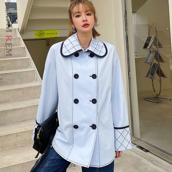 loose-fit double-breasted blue blouse lapel long-sleeved women's shirt fashion trend spring and autumn 2e1164 210507, White
loose-fit double-breasted blue blouse lapel long-sleeved women's shirt fashion trend spring and autumn 2e1164 210507, White