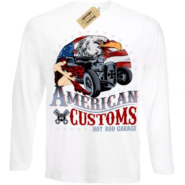 americano customs camiseta rod garaje pinup uso clásico hombre manga larga, White;black
americano customs camiseta rod garaje pinup uso clásico hombre manga larga, White;black