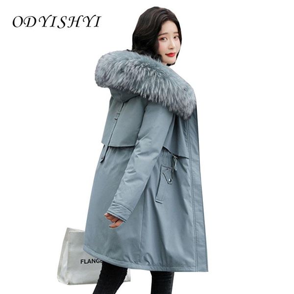 women's down & parkas 2021 winter padded jacket mid long overcoat big fur collar plus velvet korean size m-3xl women snow coat parka dh, Black
women's down & parkas 2021 winter padded jacket mid long overcoat big fur collar plus velvet korean size m-3xl women snow coat parka dh, Black