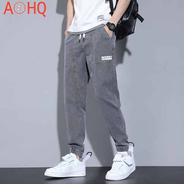 men's pants denim jogging men ankle length drawstring loose black blue gray 2021 casual
men's pants denim jogging men ankle length drawstring loose black blue gray 2021 casual