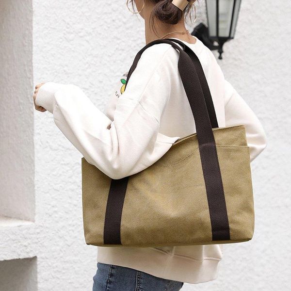 evening bags canvas handbag large capacity solid color fashion all-match trend single shoulder bag female simple
evening bags canvas handbag large capacity solid color fashion all-match trend single shoulder bag female simple