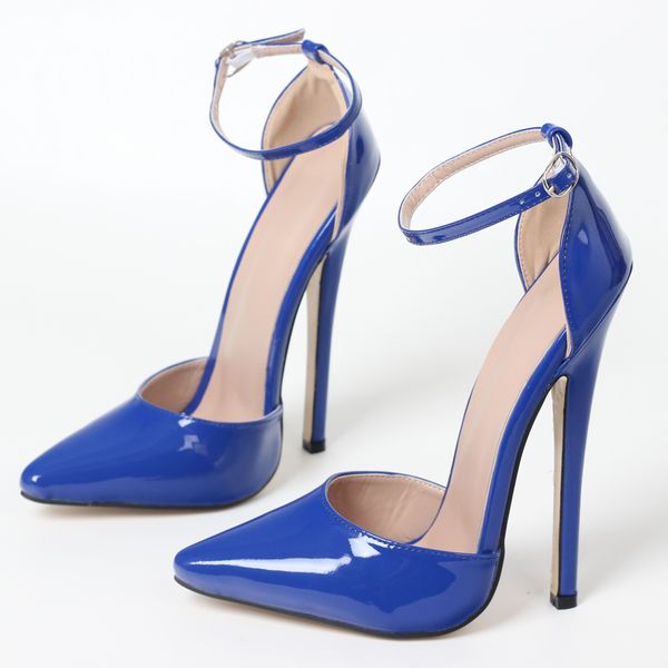 7inch extreme fetish high heel ankle straps shoes pump size 36-46, Black;white
7inch extreme fetish high heel ankle straps shoes pump size 36-46, Black;white
