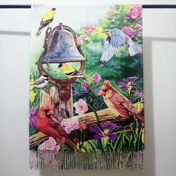 scarves women's winter digital print cute birds pashmina shawls and wraps luxury cashmere cape poncho oil painting scarf sfp271, Blue;gray
scarves women's winter digital print cute birds pashmina shawls and wraps luxury cashmere cape poncho oil painting scarf sfp271, Blue;gray