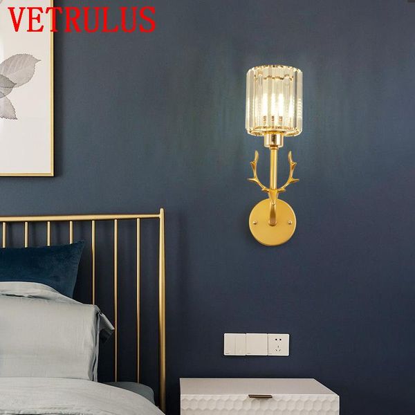 nordic light luxury wall lamp bedroom bedside modern minimalist living room corridor aisle personality crystal antler
nordic light luxury wall lamp bedroom bedside modern minimalist living room corridor aisle personality crystal antler