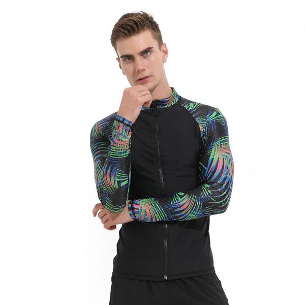 one-piece suits sbart 2021 raglan shirt high printed rash guard neck comfort long sleeves black colorful fit swim men
one-piece suits sbart 2021 raglan shirt high printed rash guard neck comfort long sleeves black colorful fit swim men